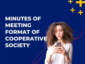 Minutes of Meeting Format of COoperative Society