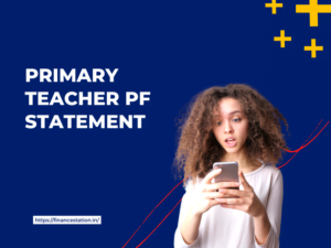 Primary Teacher PF Statement