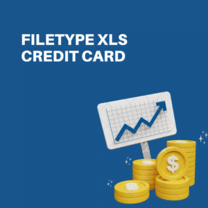 Filetype XLS Credit Card