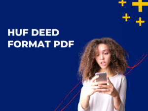 HUF Deed Format PDF