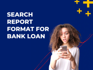 search report format for bank loan