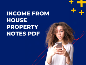 income from house property notes pdf